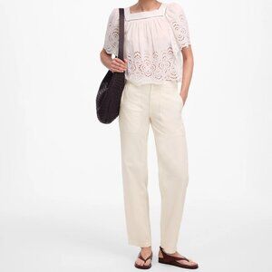 Madewell 25P Tapered-Leg Utility Pants